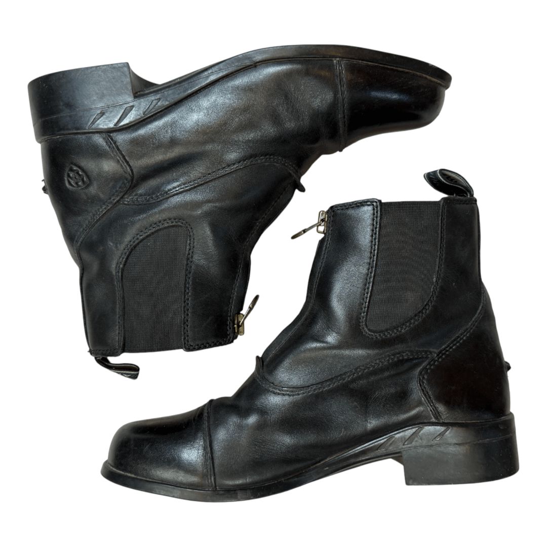 Ariat 'Devon IV' Zip Paddock Boot in Black - Woman's 4 (EU 35.5)