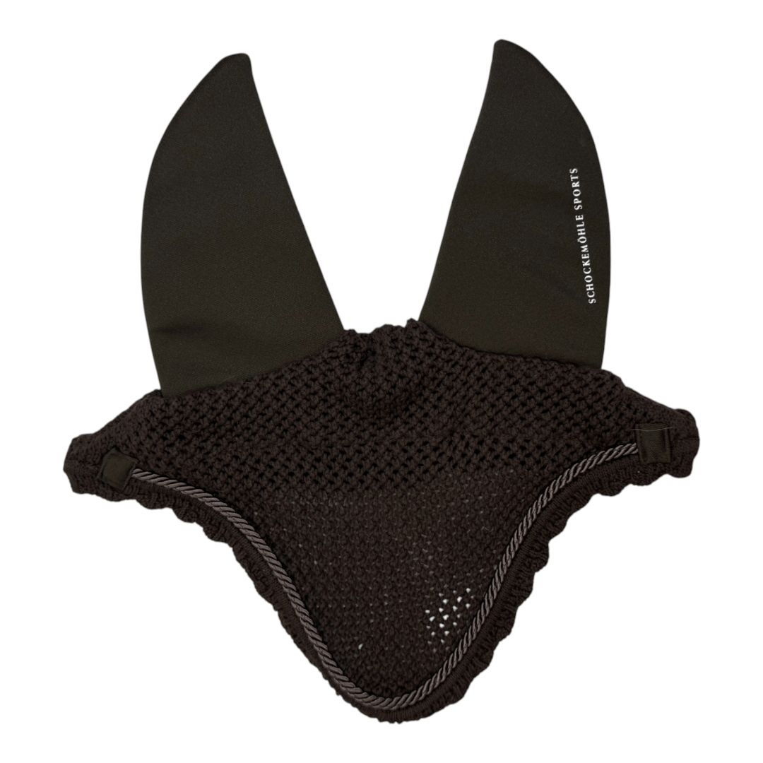 Schockemöhle Sports 'Air Silent' Ear Bonnet in Brown - Full