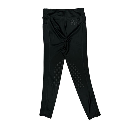 SmartPak 'Piper' Knee Patch Riding Tight in Black - Youth Large
