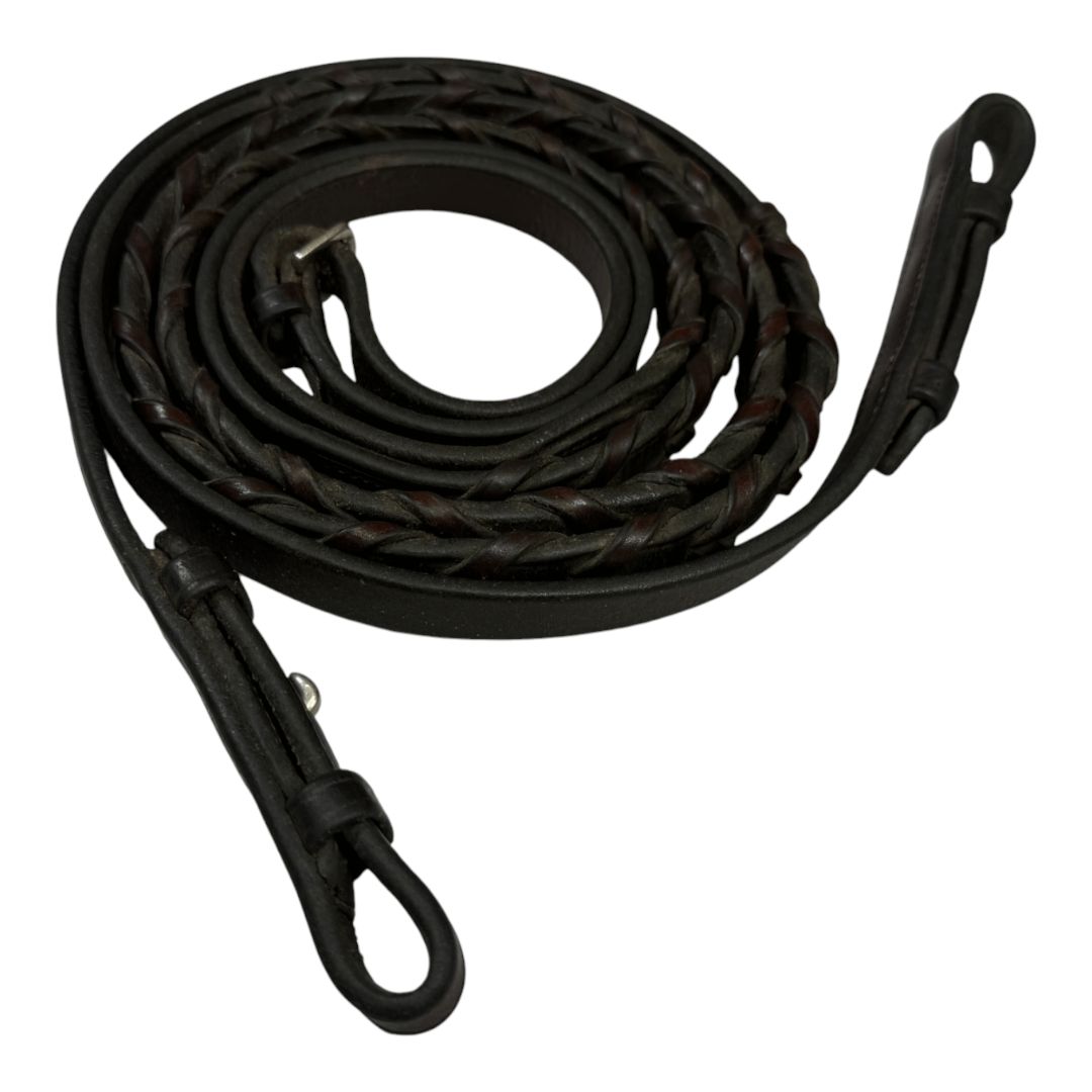 Laced Reins in Brown - 54" (Full)