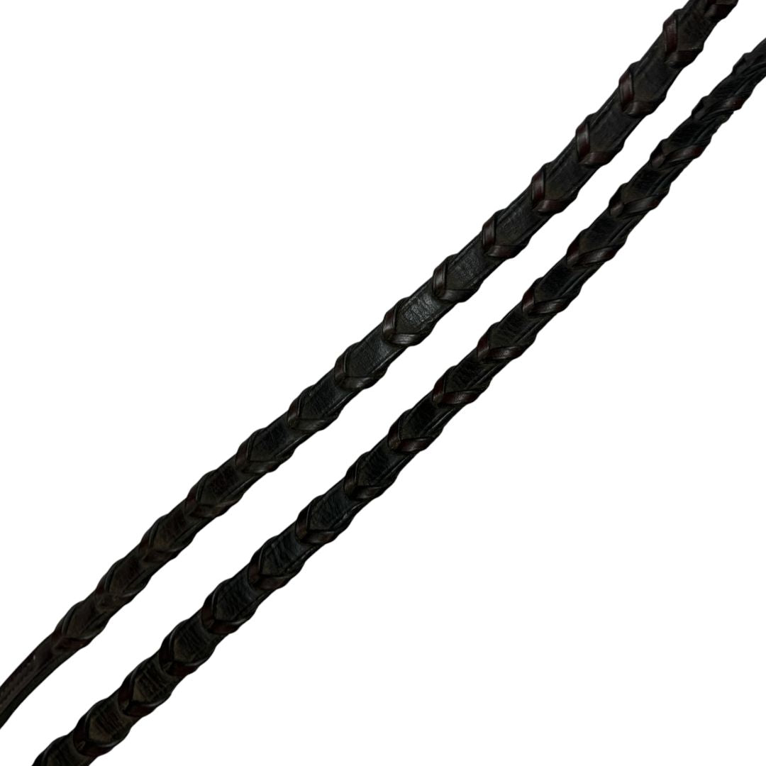 Laced Reins in Brown - 54" (Full)