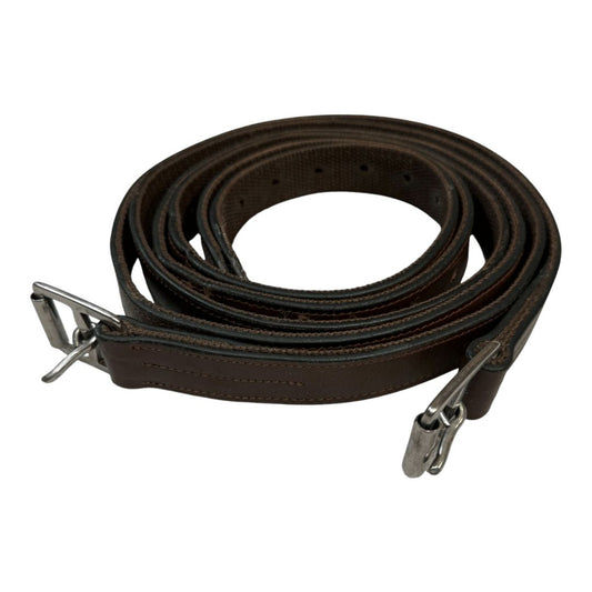Henri De Rivel Nylon-lined Stirrup Leathers in Brown - 54"