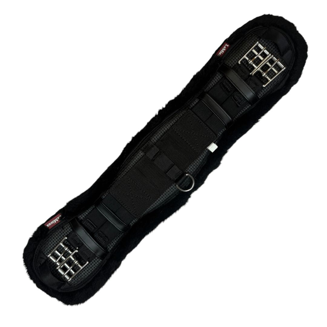 LeMieux Integrated Mono Merino Wool Dressage Girth Dressage Girth in Black - 22"