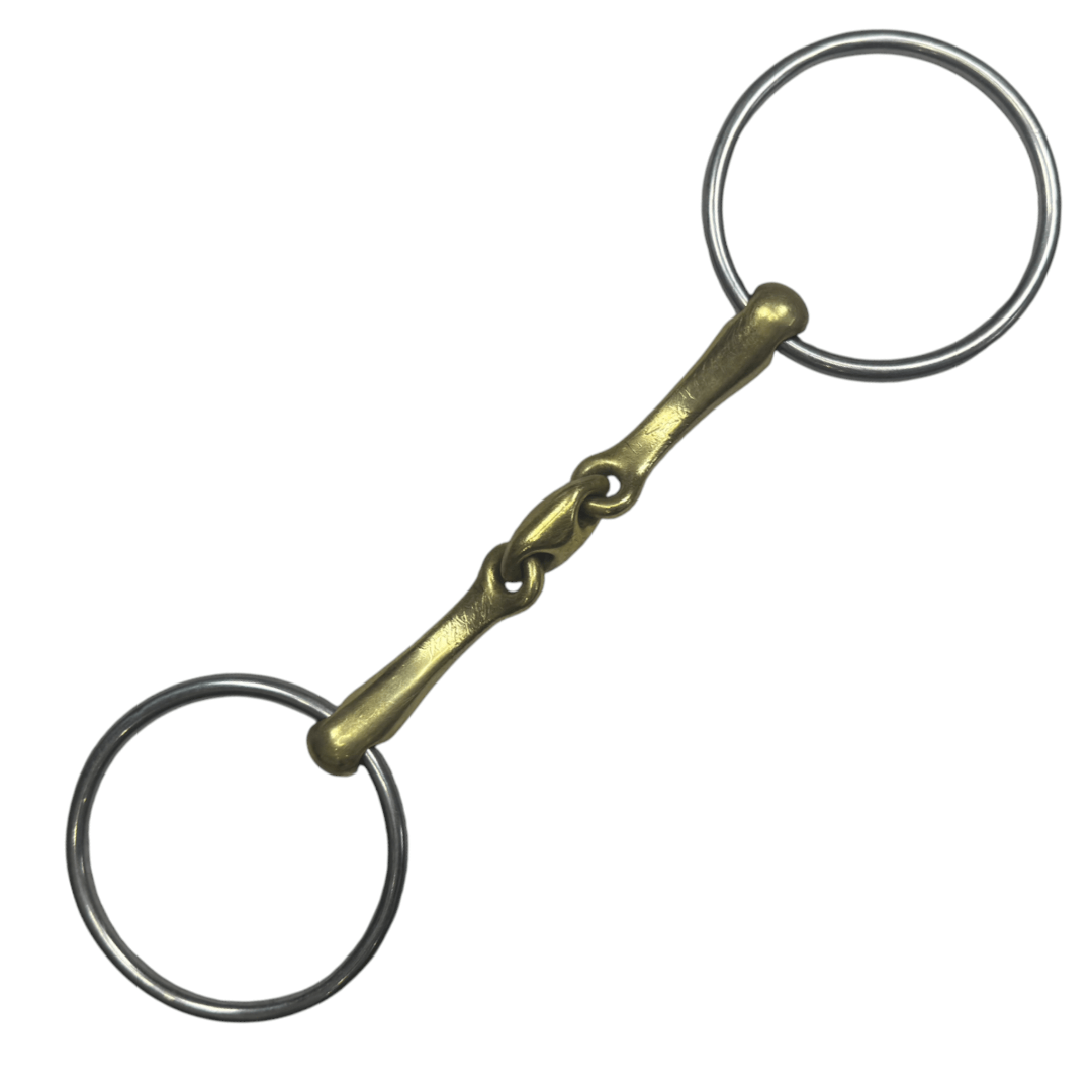 Neue Schule Verbindend Loose Ring Snaffle in Solax - 5"