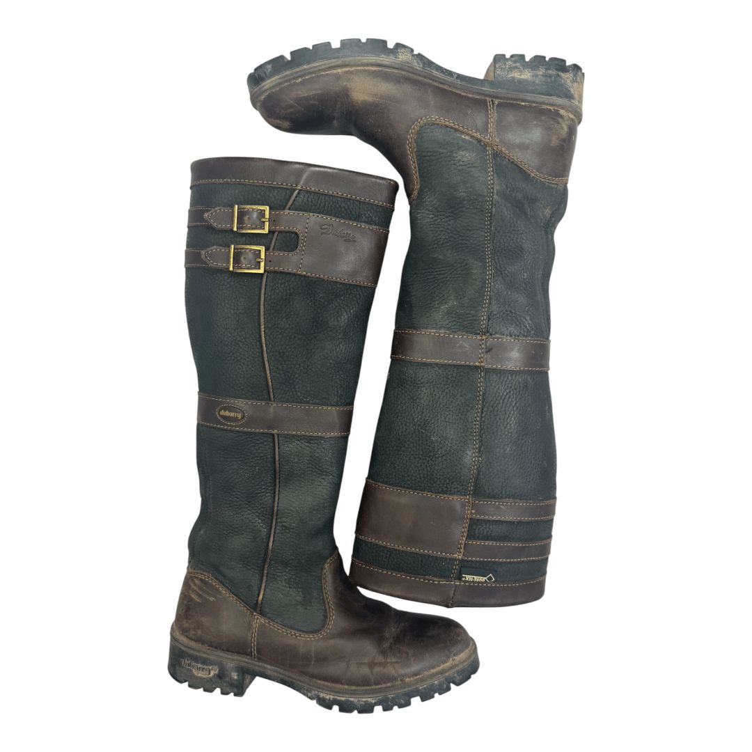 Dubarry 'Longford' Boot in Blak/Brown - Woman's EU 37
