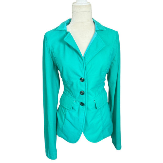 Woman's Mesh Show Coat in Teal - Woman's Medium