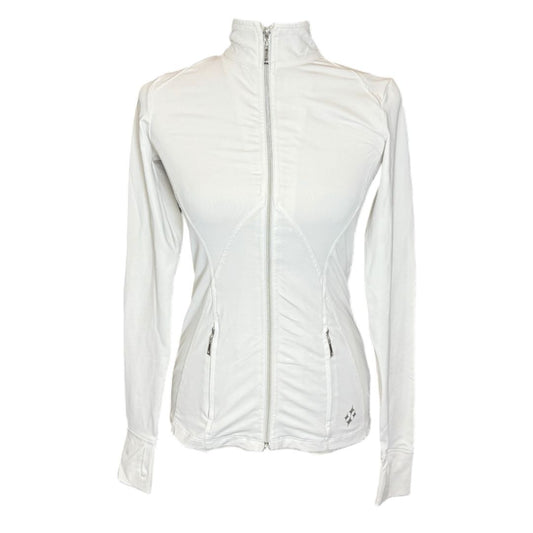 Jofit '4All' Front Zip Softshell Jacket in White - Woman's XXS
