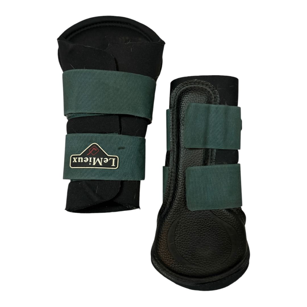 LeMieux 'Grafter' Brushing Boots in Sage - Medium