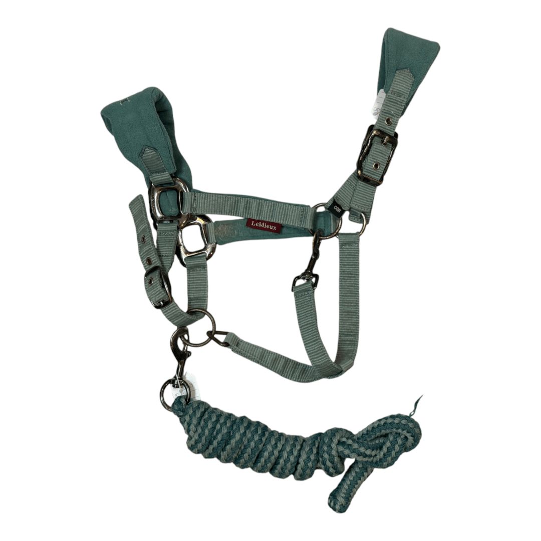 LeMieux 'Vogue' Halter & Lead Rope in Sage - Cob