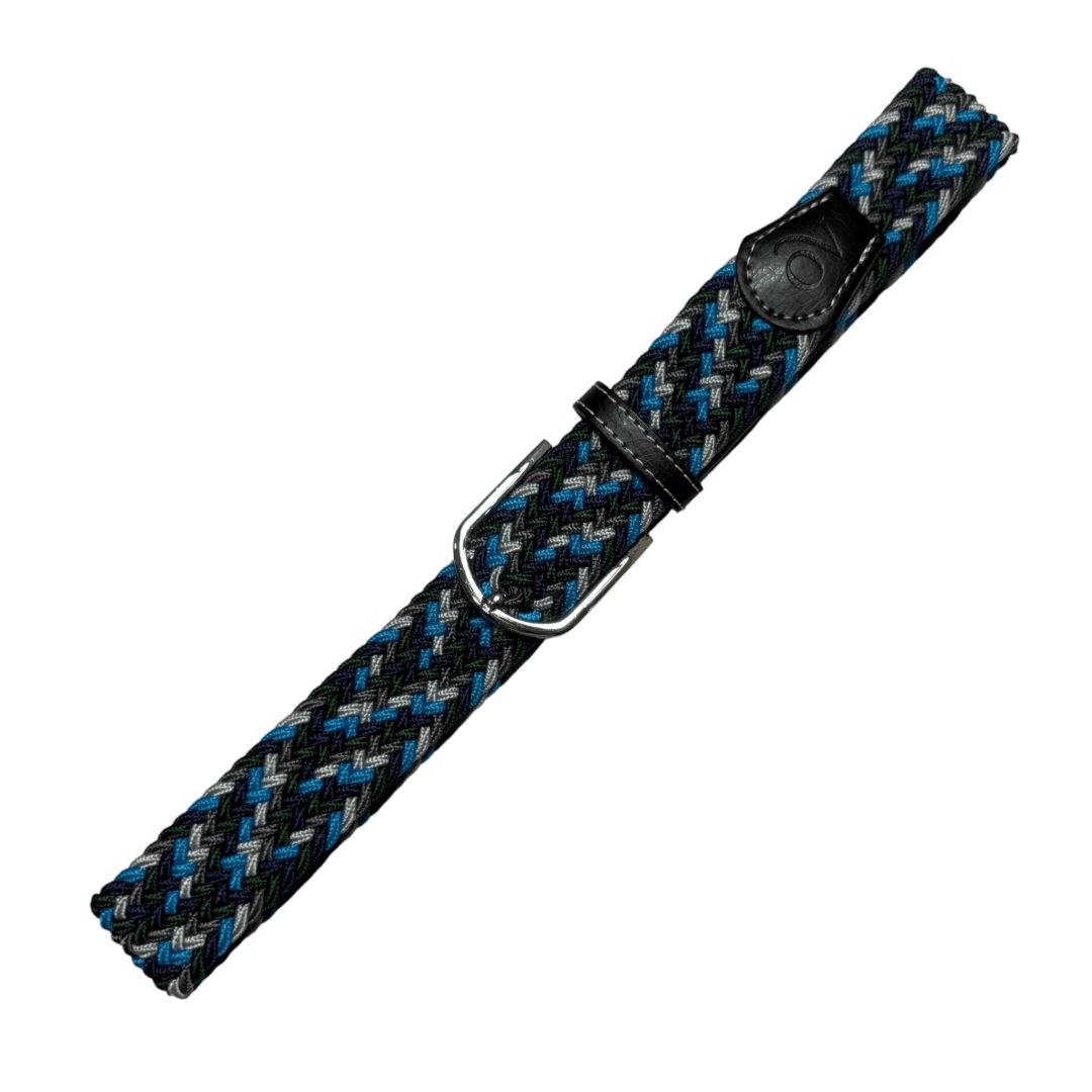 Ovation Braided Stretch Belt in Blue - XXS (75cm / 29")