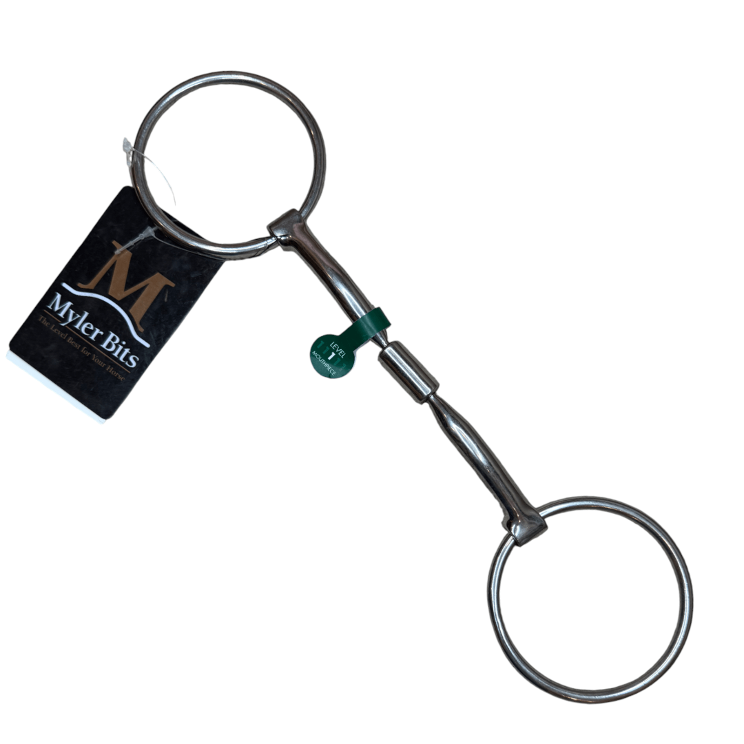 Toklat Myler MB02 Loose Ring Snaffle w/ Wide Barrel in Stainless Steel - 5 1/2"