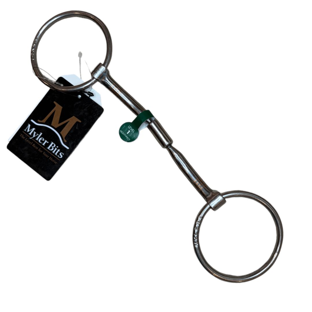 Toklat Myler MB02 Loose Ring Snaffle w/ Wide Barrel in Stainless Steel - 5 1/2"