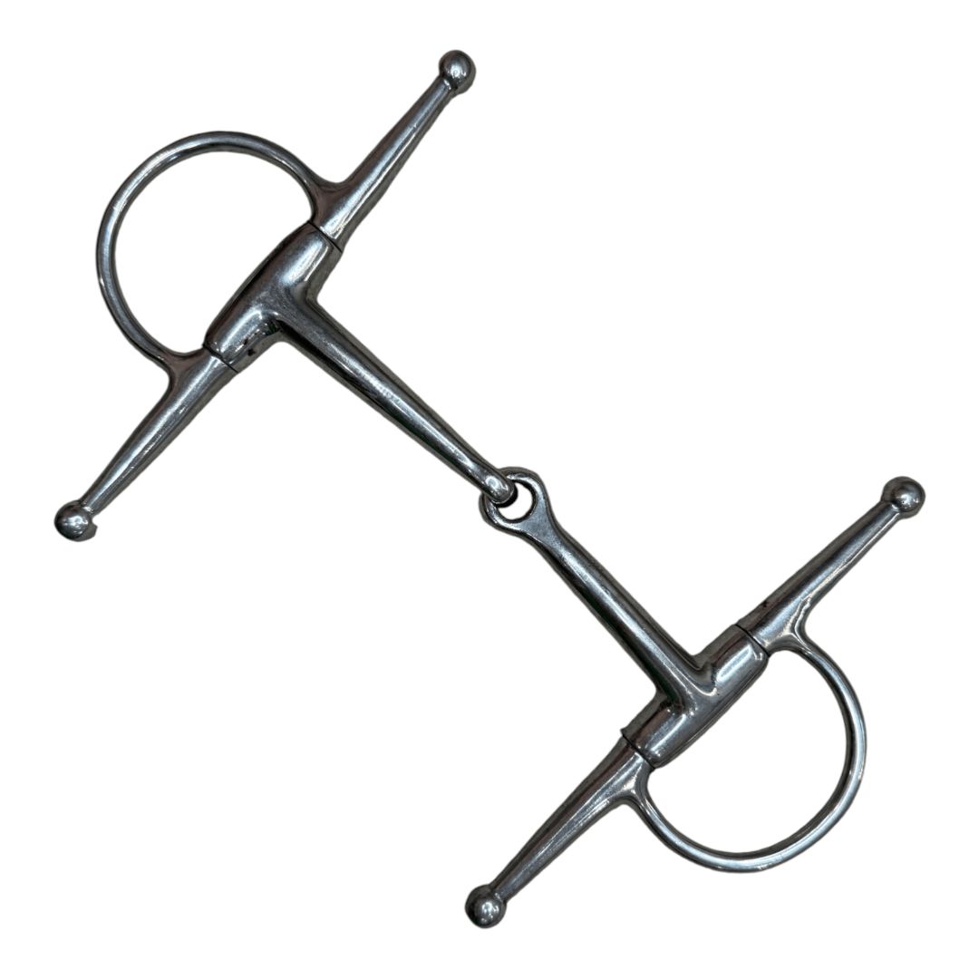 Full Cheek Snaffle in Stainless Steel - 5 1/2"