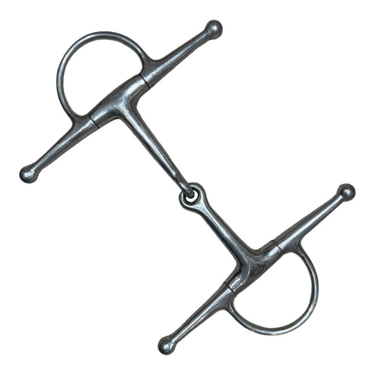 Full Cheek Snaffle in Stainless Steel - 5"