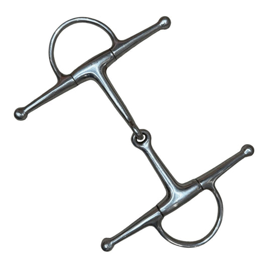 Full Cheek Snaffle in Stainless Steel - 5"