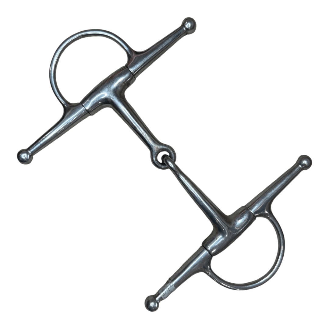 Full Cheek Snaffle in Stainless Steel - 4 3/4"