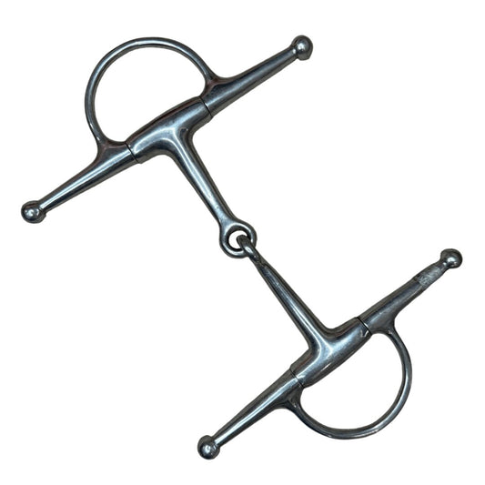 Full Cheek Snaffle in Stainless Steel - 4 3/4"
