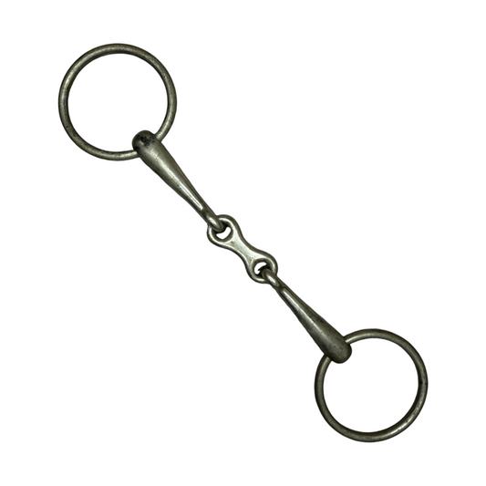 Herm Sprenger French Link Loose Ring Bradoon Snaffle in Sensogan - 6 1/4"