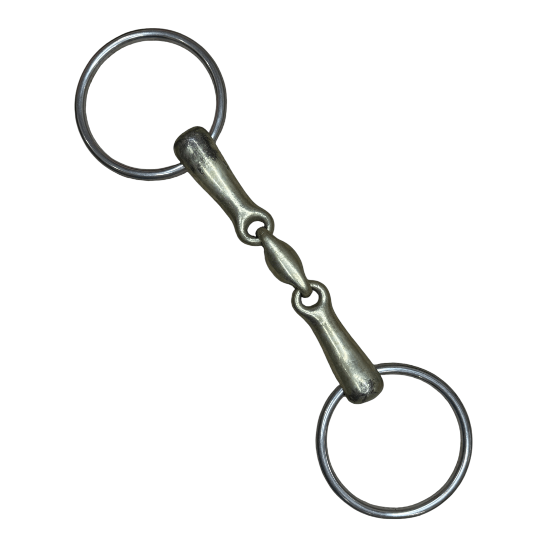 Herm Sprenger KK Ultra Double Jointed Loose Ring Snaffle in Sensogan - 5 1/2"