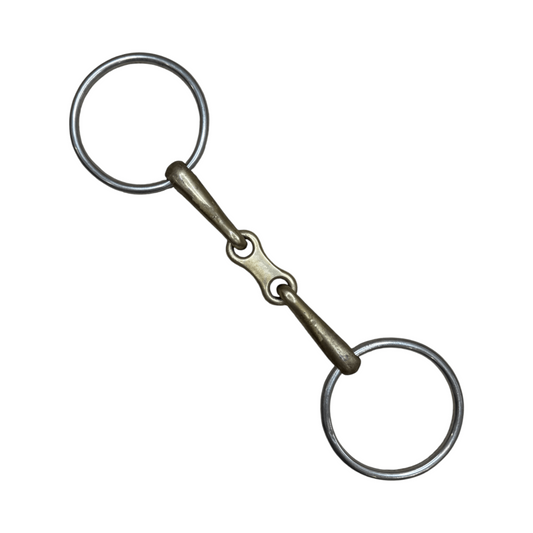 French Link Loose Ring Bradoon Snaffle in  - 5"