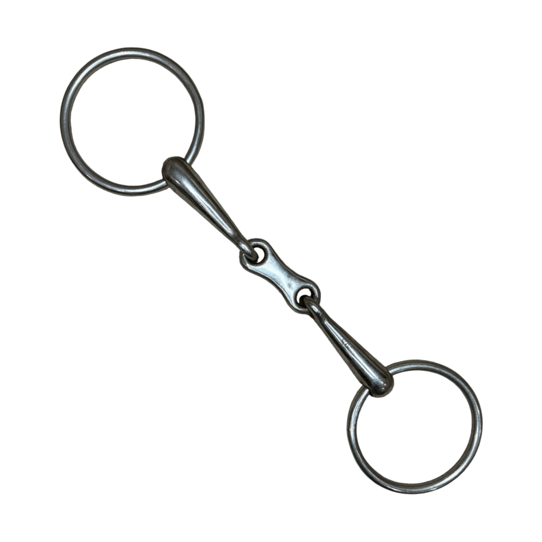Korsteel French Link Loose Ring Snaffle in Stainless Steel - 6"