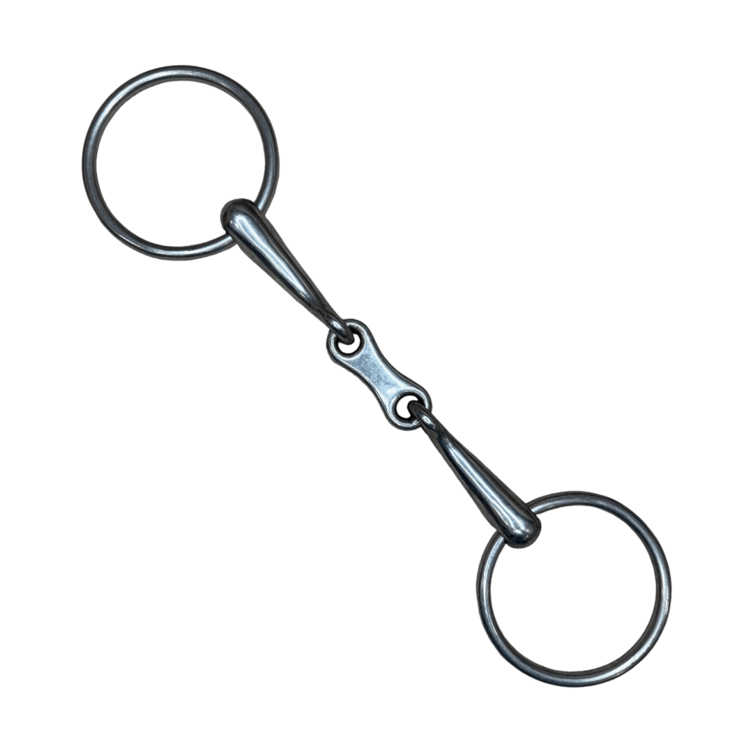 Korsteel French Link Loose Ring Snaffle in Stainless Steel - 6"