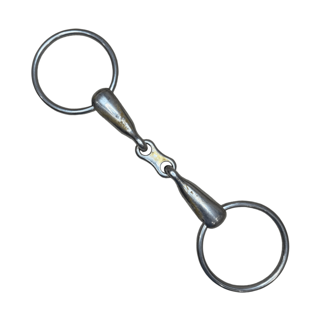 MetaLab French Link Loose Ring Snaffle in Stainless Steel - 5 1/4"