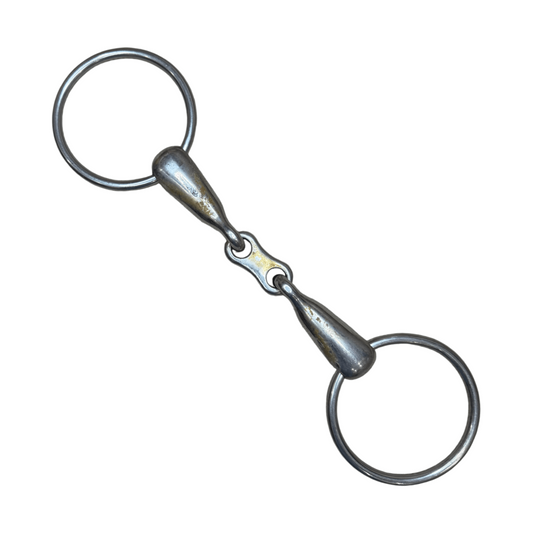 MetaLab French Link Loose Ring Snaffle in Stainless Steel - 5 1/4"
