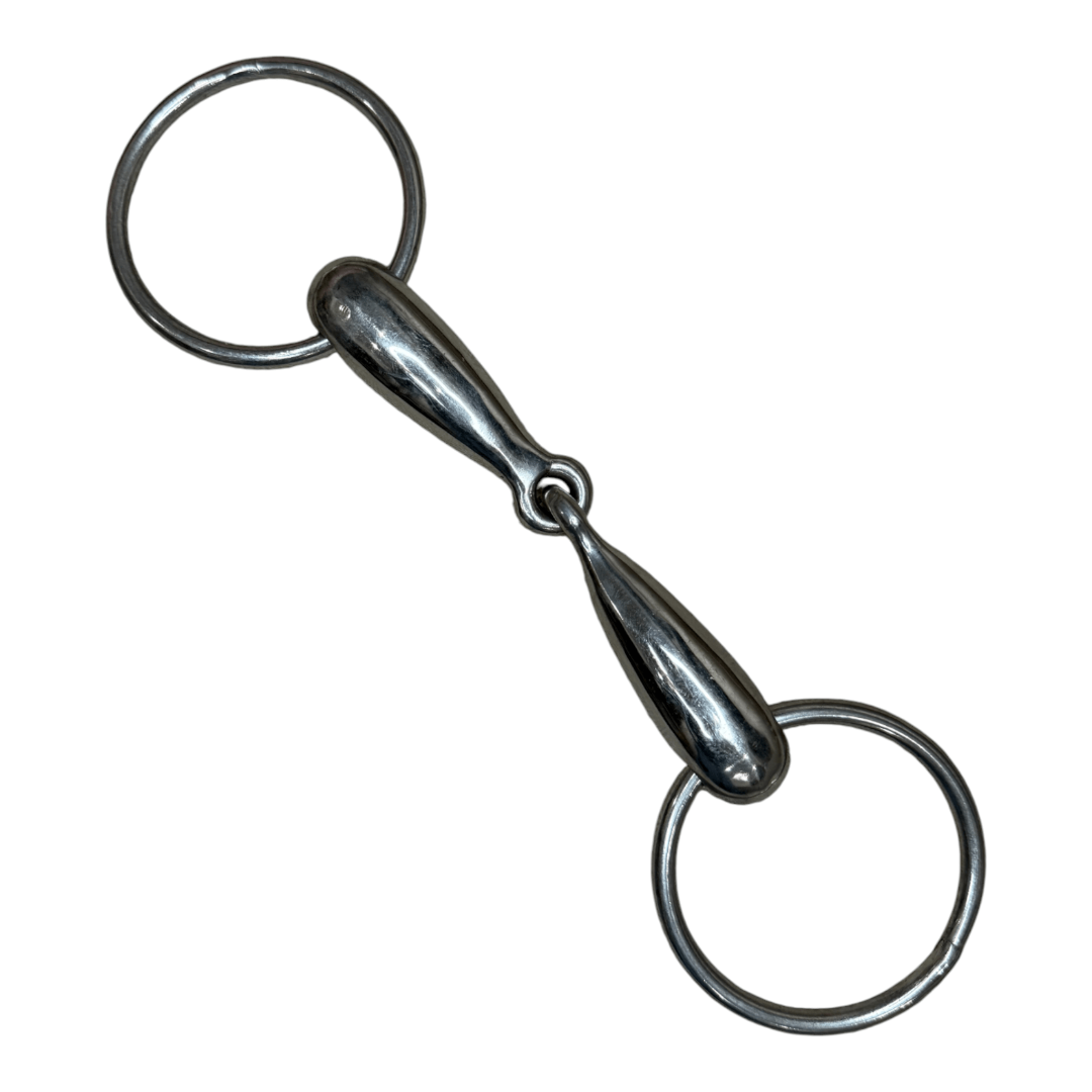 Hollow Mouth Loose Ring Snaffle in Stainless Steel - 5"