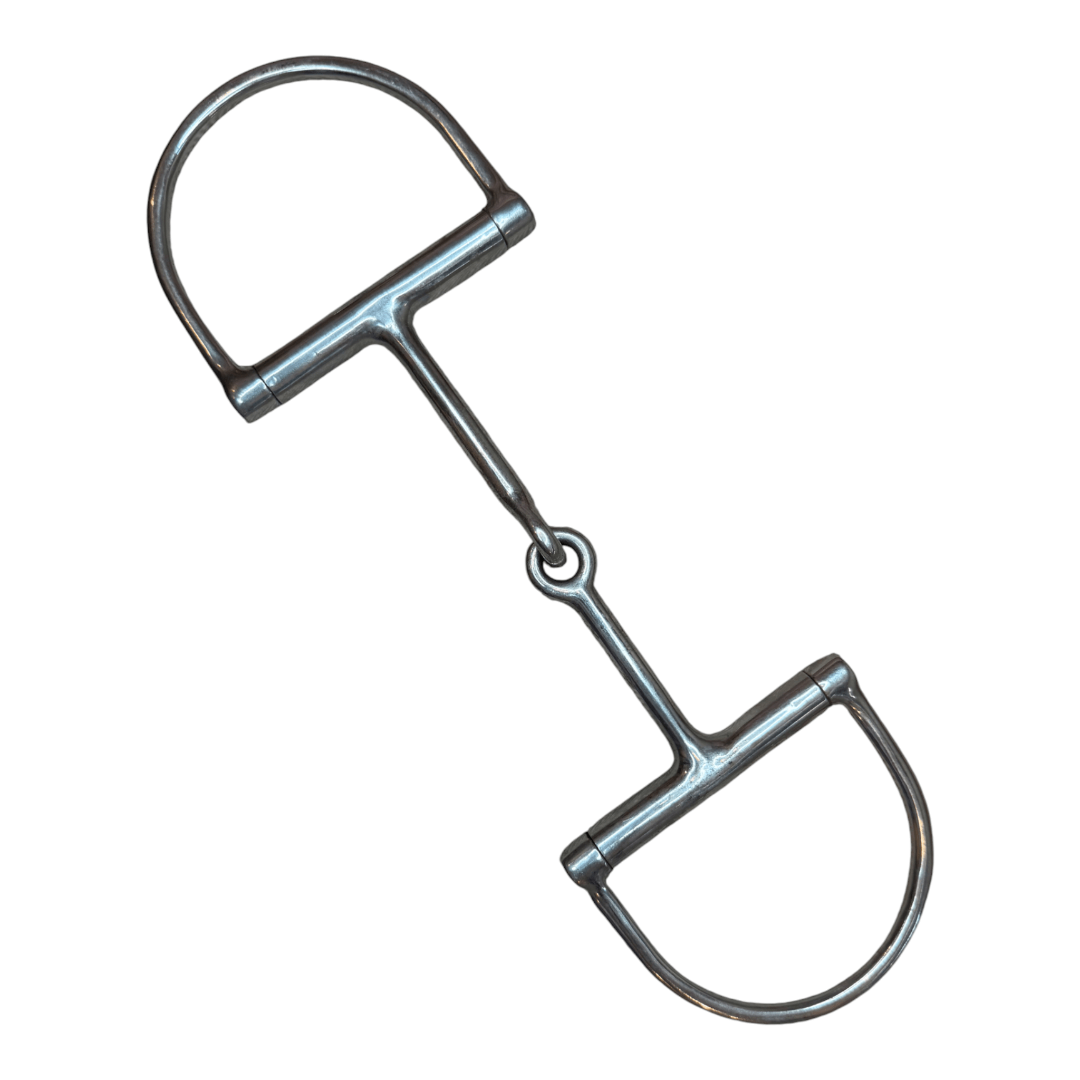 Hunter Dee Ring Snaffle in Stainless Steel - 5 1/4"