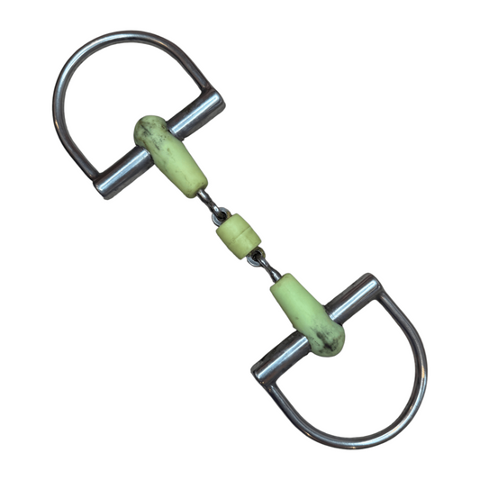 Happy Mouth Double-Jointed King Hunter D-Ring Pro Bit in Stainless Steel - 4"