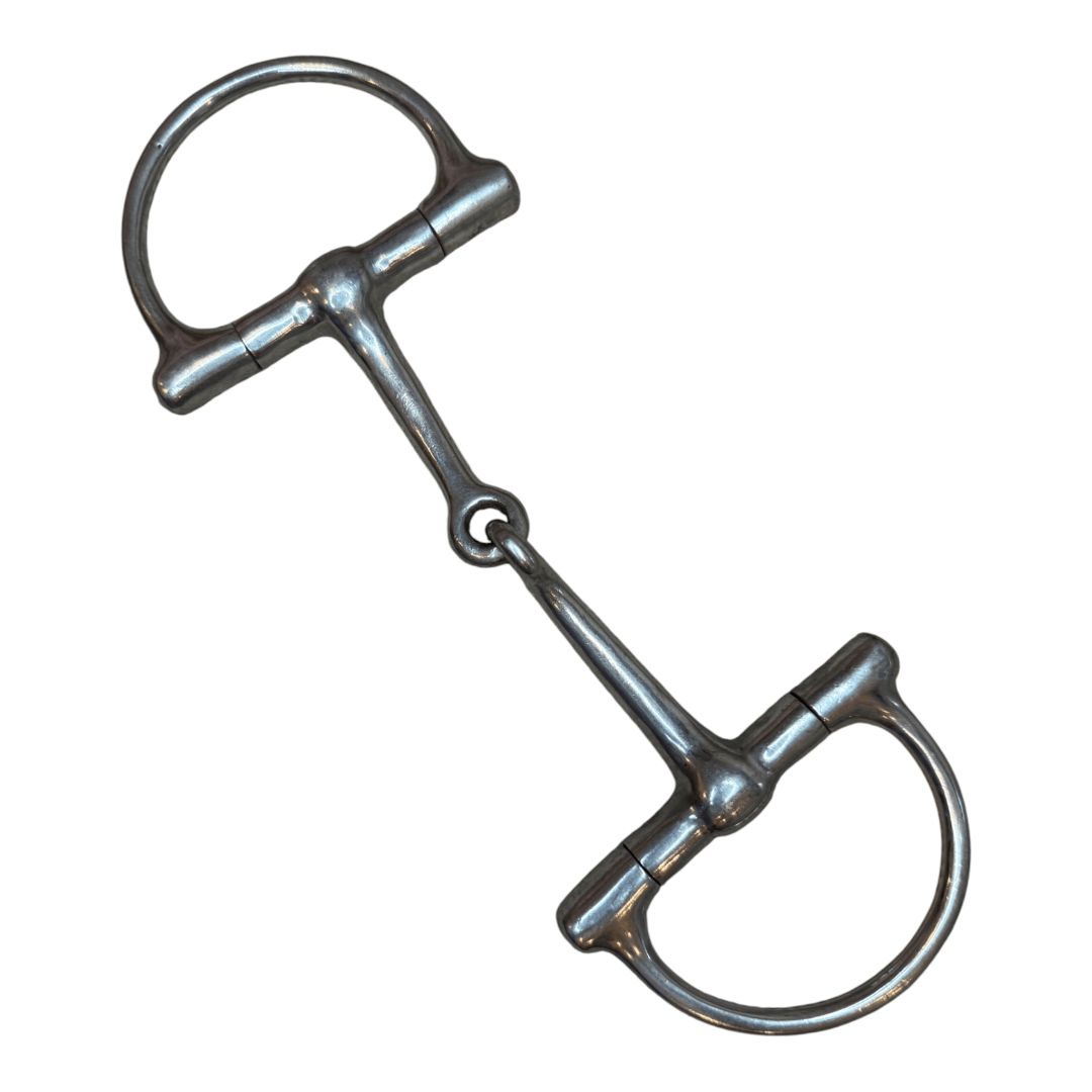 Dee Ring Snaffle in Stainless Steel - 4 3/4"