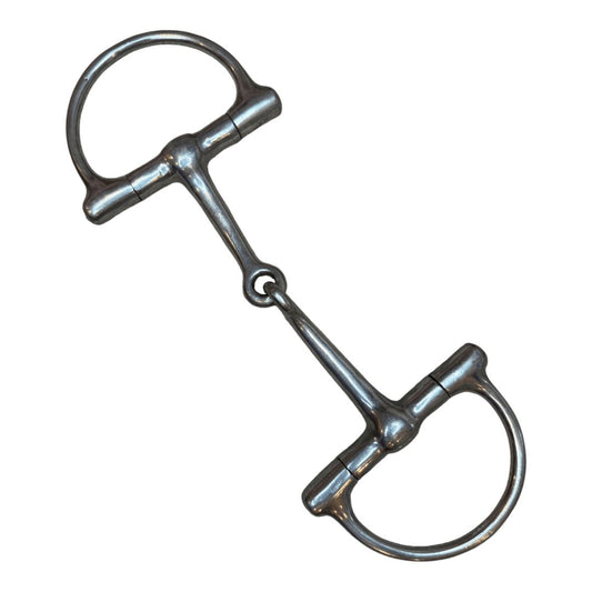 Dee Ring Snaffle in Stainless Steel - 4 3/4"