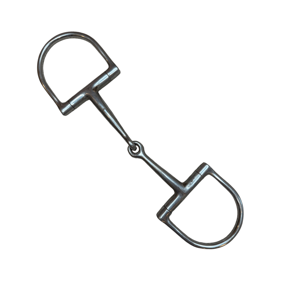 Dee Ring Snaffle in Stainless Steel - 4 1/2"