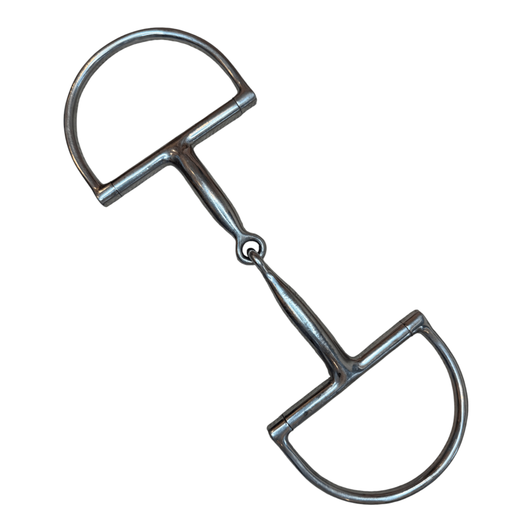 Korsteel Hunter Dee Ring Snaffle Stainless Steel - 5 1/4"