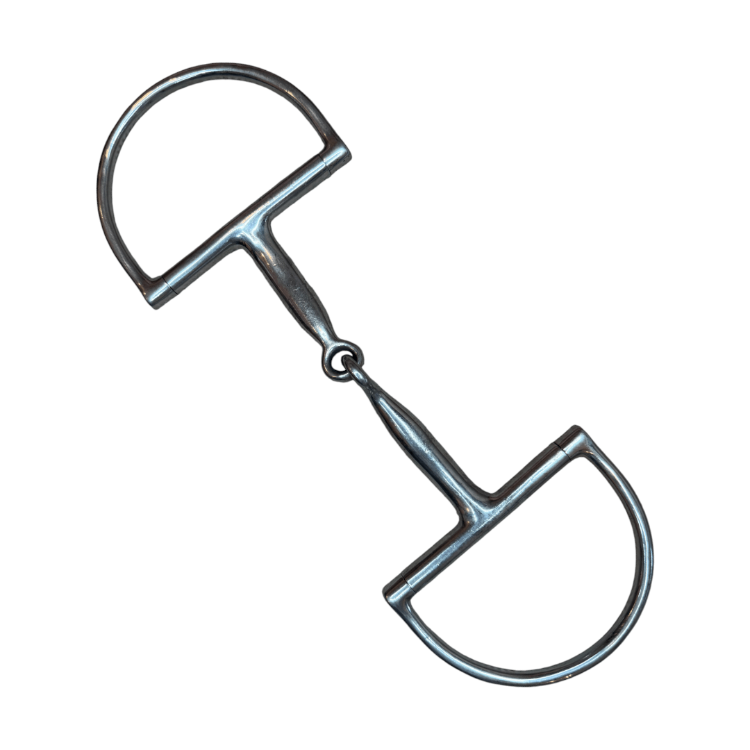 Korsteel Hunter Dee Ring Snaffle Stainless Steel - 5 1/4"
