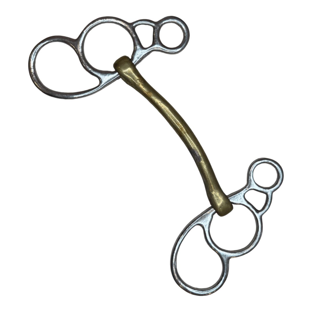 Low Arch Mullen Mouth Butterfly Bit in Copper - 5 3/4"