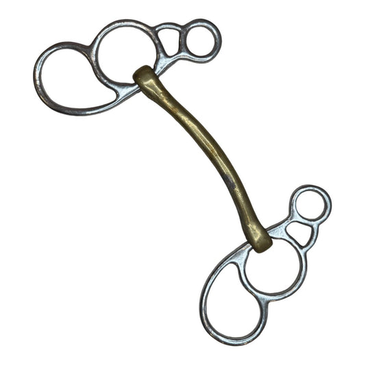 Low Arch Mullen Mouth Butterfly Bit in Copper - 5 3/4"