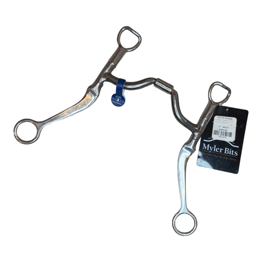 Toklat Myler Flat Shank with Low Port Comfort Snaffle MB 33 in Stainless Steel - 5"