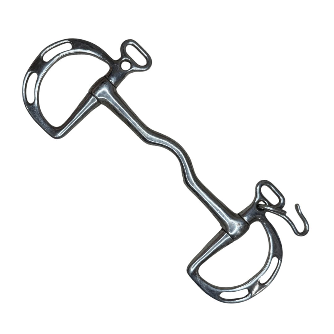 Uxeter Mullen Kimberwick in Stainless Steel - 5 1/2"