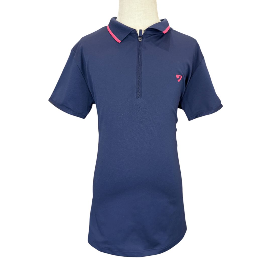 Aubrion 'Reaction' SS Polo Shirt in Navy - Youth 11-12yrs