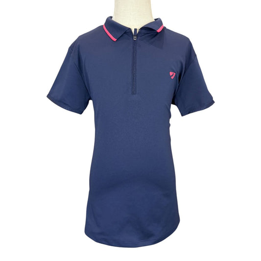 Aubrion 'Reaction' SS Polo Shirt in Navy - Youth 11-12yrs