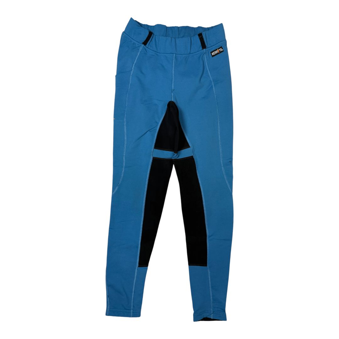 Kerrits 'Petite Crossover II' Full Seat Riding Breech in Teal - Woman's Medium