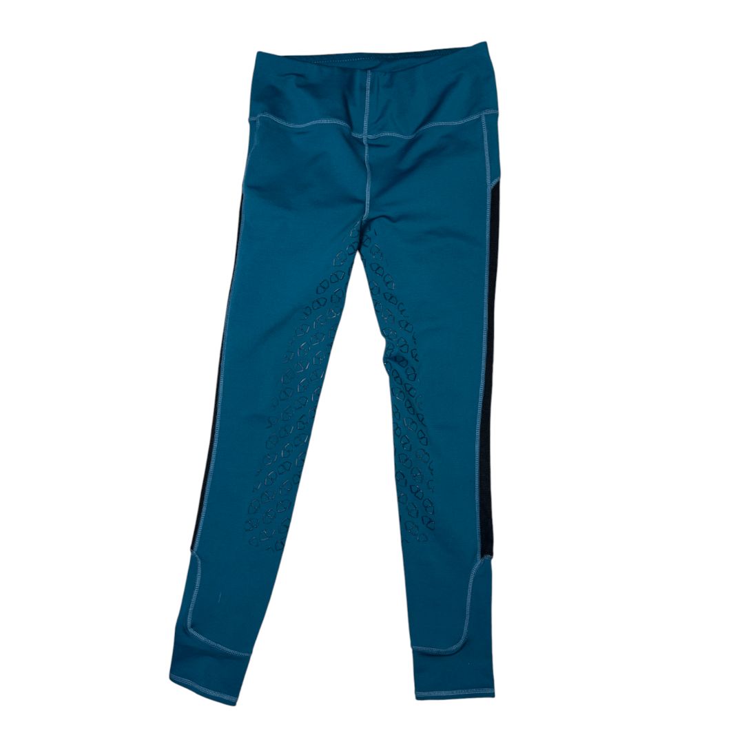 Full Seat Riding Tights in Teal - Woman's 28