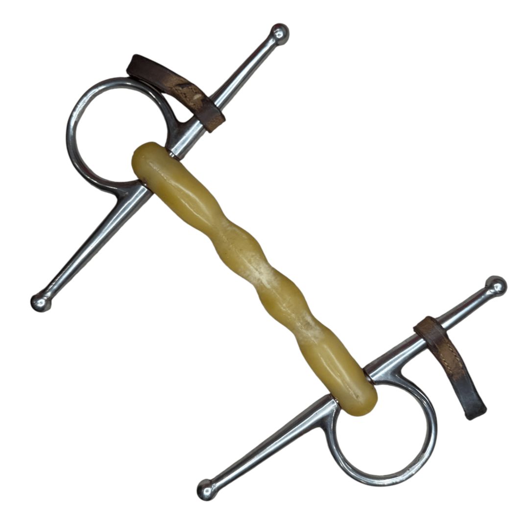 Happy Mouth Mullen Mouth Full Cheek Snaffle in Plastic - 5"