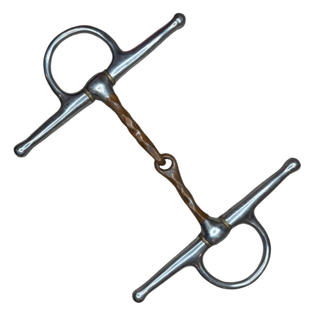 Schneiders Slow Twist Full Cheek Snaffle in Copper - 5"