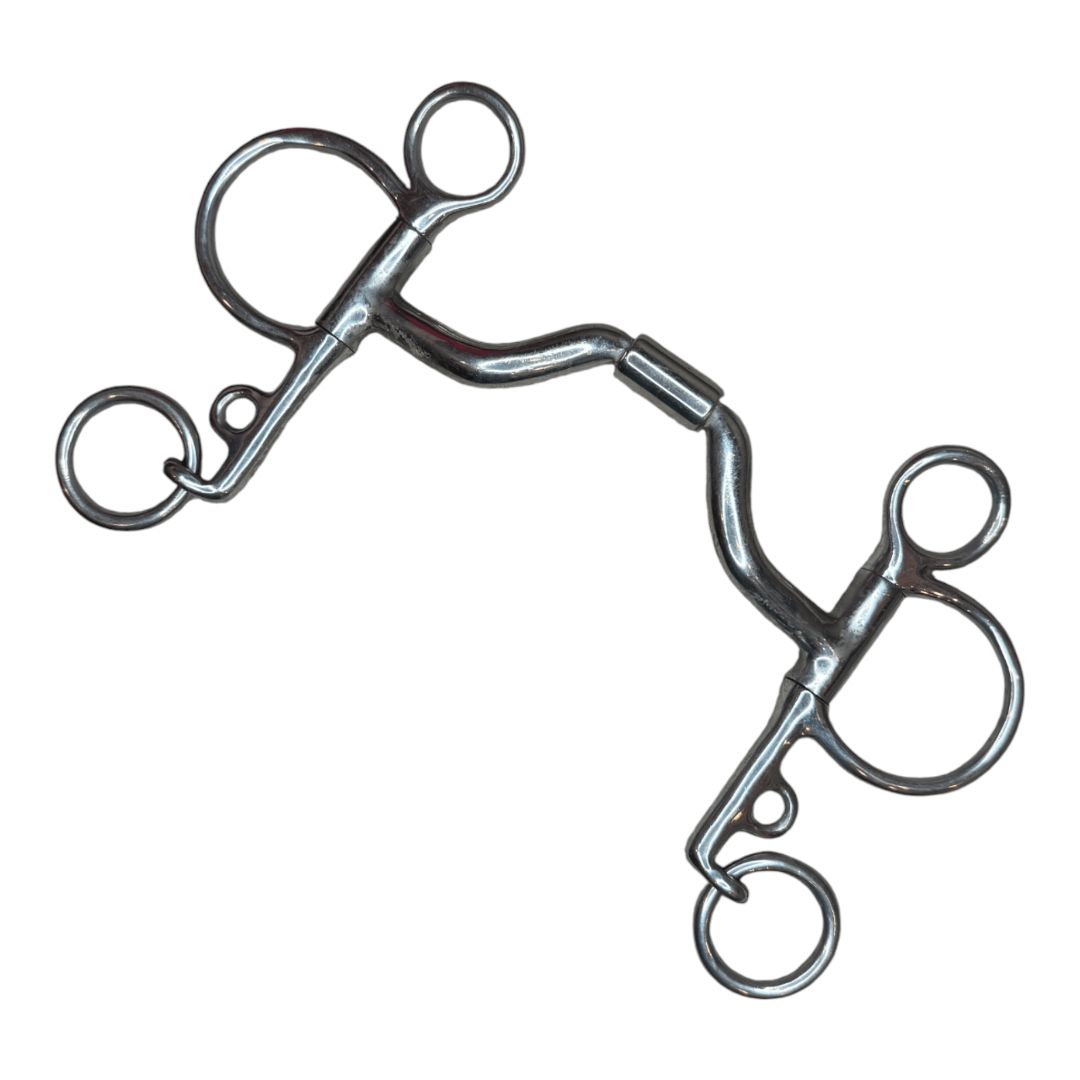 Toklat Myler Ported Barrel Pelham MB 33 in Stainless Steel - 5"