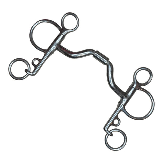 Toklat Myler Ported Barrel Pelham MB 33 in Stainless Steel - 5"