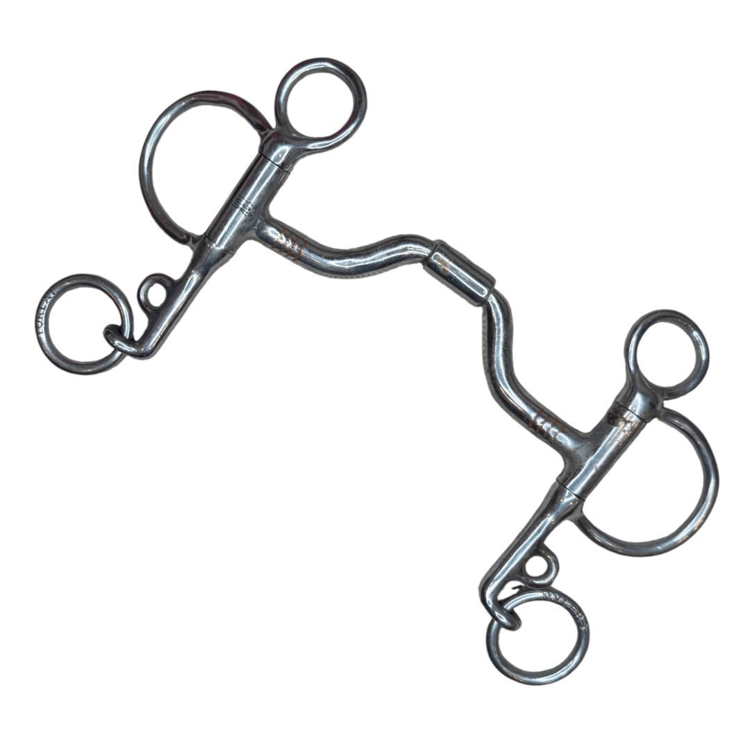 Toklat Myler Ported Barrel Pelham MB 33 in Stainless Steel - 5"