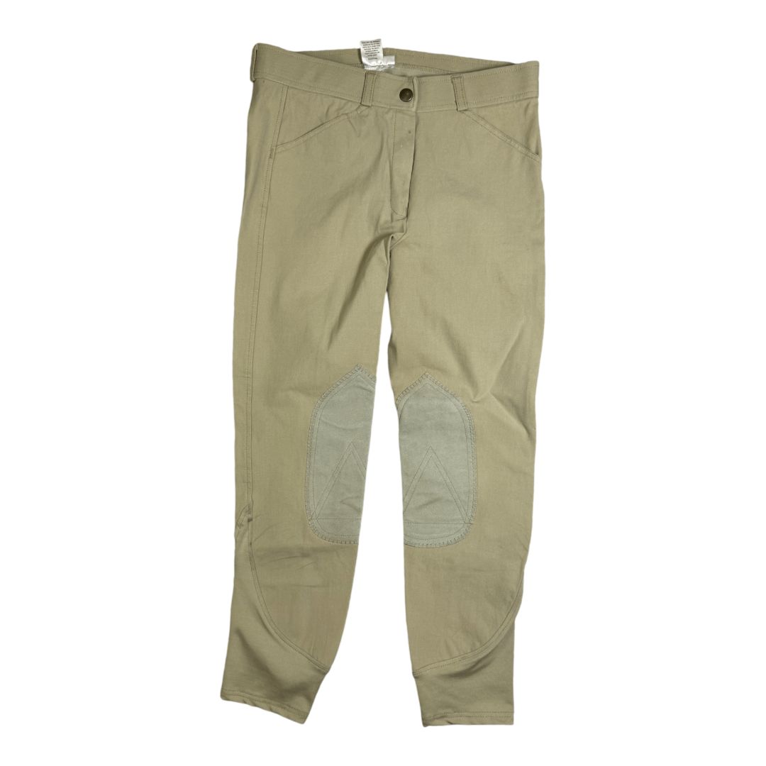 Dover Knee Patch Breech in Tan - Youth 14